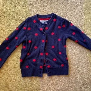 Primary dot cardigan